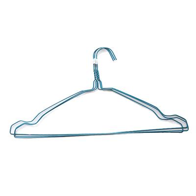China Ultra Thin Metal Non Slip Dry Cleaner Hanger For Kids for sale