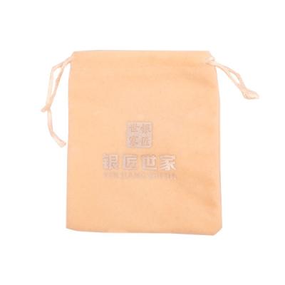 China Recycled Velvet Jewellery Pouches , Fashion Convenient Drawstring Jewelry Bags for sale