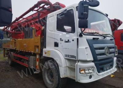 China 2 Axle Second Hand Pump Truck 2019 Used Concrete Trucks 37m With SANY Chassis for sale