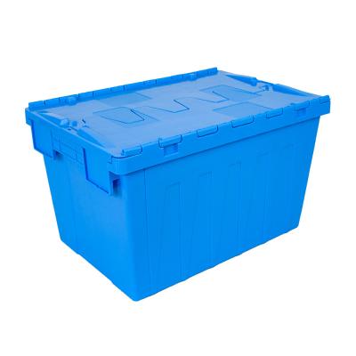 China Customized Logo Rectangular Plastic Crate Box For Storage And Transportation no Foldable for sale