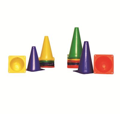 China Football Training Cones Colorful Soccer Cones For Outdoor Exercising for sale