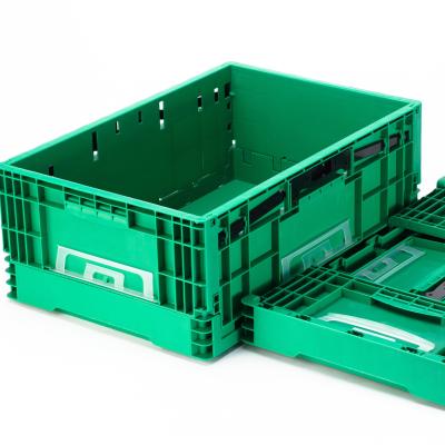 China 400*300*230mm Foldable Plastic Parts Bins The Perfect Solution for Storage Needs for sale
