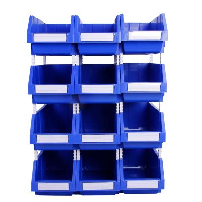 China Pequenas peças sobressalentes Racks de armazenamento caixa de empilhamento industrial personalizado para organização de ferramentas à venda