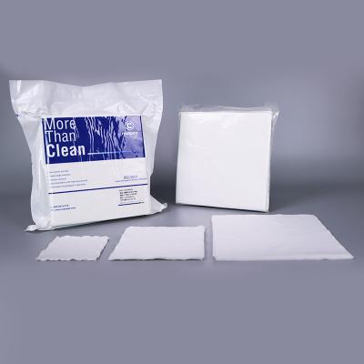 Chine le polyester du Cleanroom 150pcs essuie l'absorption jetable protégée de la poussière d'huile de plancher de 9 pouces à vendre