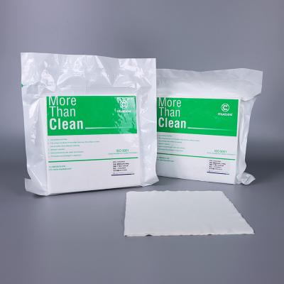 Chine 230Gsm le Cleanroom Microfiber essuie le polyester jetable non pelucheux de cellulose de la classe 10 à vendre
