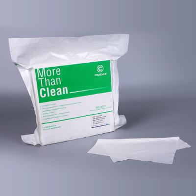 China 195gsm Cleanroom Microfiber Wipes 9x9 Inch Lint Free Electronic Screen Wipes for sale