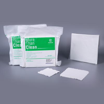 China 9 Inch Disposable Microfiber Wipes 230gms Class 10 PCB Cleaning Wipes Sealed Lint Free for sale