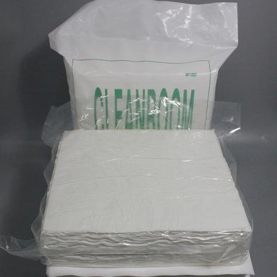 China 9 inch Dust Free Cleanroom Polyester Wipes Disposable Phone Screen Cleaner for sale