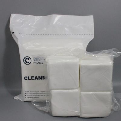 China Fuentes sin pelusa de papel del paño del limpiador del recinto limpio libre de polvo de la especialidad en venta