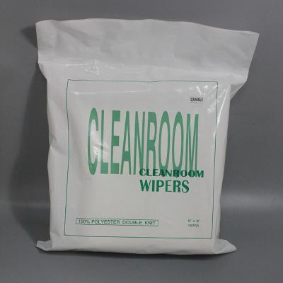 China Industrial Lcd Screen Cleanroom Polyester Wipes 4x4 For Lab Cleaning for sale