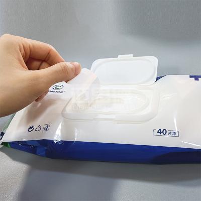 China Global Agents Unscent Presaturated Cleanroom Wipes Nonwoven 40pcs Water Wet Wipes for sale