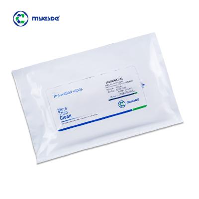 China Pre Saturated Pre Wetted Wiper Sterile Meltblown IPA Clean Room Wipes For Cleanroom for sale