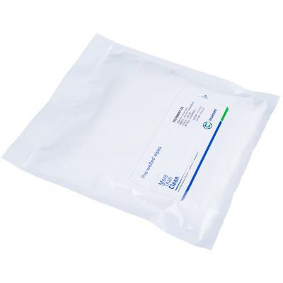 China Laser Sealed Pre Saturated Wipes 9 Inch Polyester Knit IPA Cleaning For Semiconductor Clean Room for sale