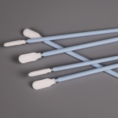 China Autoclavable Cleanroom Swab Double Layer Polyester Microfiber Swabs for sale