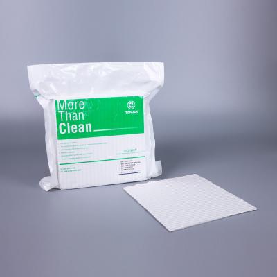 China 6x6 Microfiber Antistatic Cleanroom Wipes Safe Electrostatic Discharge Cleaning Tissue for sale