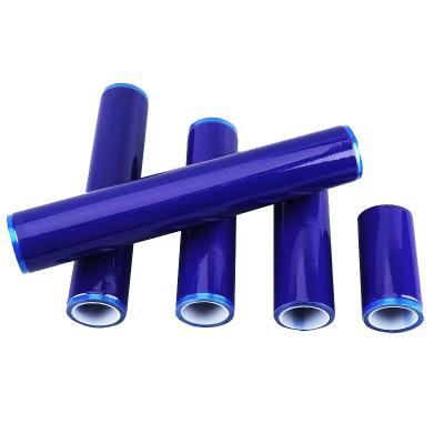 China 10 Inch 250mm Cleanroom Sticky Roller Specializing PE Rubber Disposable Rug Lint Roller for sale