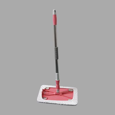 China Microfiber Polyester Cleanroom Mops Detachable Dust Free Mop Head Can Be Replaced And Reused for sale