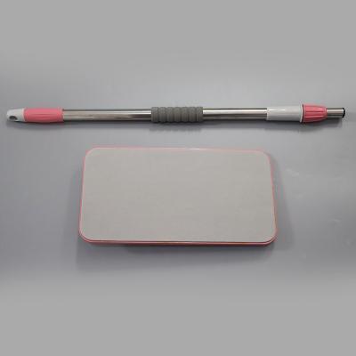 China PP Lab Cleanroom Mops Non Telescopic Microfiber Cloth Mop for sale