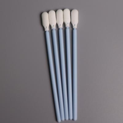 China Blue Handle flexible head foam swab for cleaning electronics/TFT/PCB/Devices/Glass Surfaces/Optics/Lens for sale