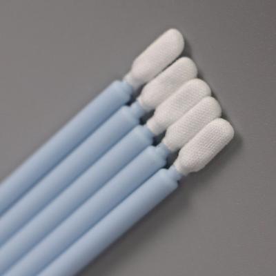 China 100PCS Package PP Stick Small Microfiber Swab Lint Free Cleaning Swabs for sale
