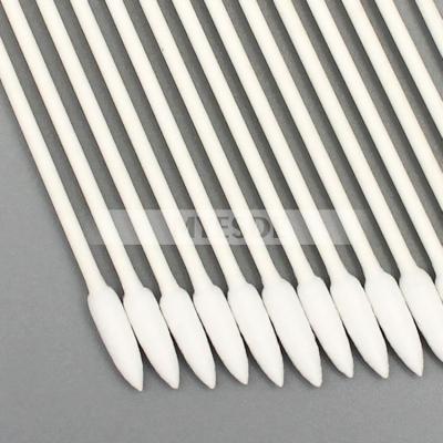 China Double Pointed Tip Cleanroom Swab Dust Free Sharp Point Long Cotton Buds for sale