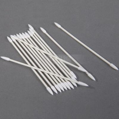 China Customization Electronic Lint Free Buds Paper Handle Cleanroom Pointed Cotton Long Cleaning Swab for sale