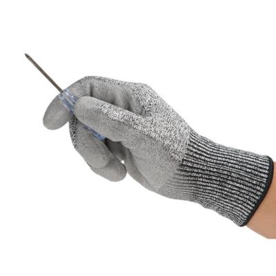 Chine Dérapage tricoté fait sur commande de gants de Cleanroom l'anti a coupé les gants fonctionnants résistants de main à vendre