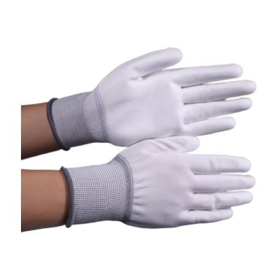 China Carbon Fiber PU ESD Anti Static Gloves Work Safety Gloves Quick Seller for sale