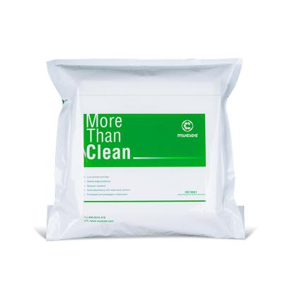 China Electronic 195gsm Cleanroom Microfiber Wipes 9x9 Inch Lint Free en venta