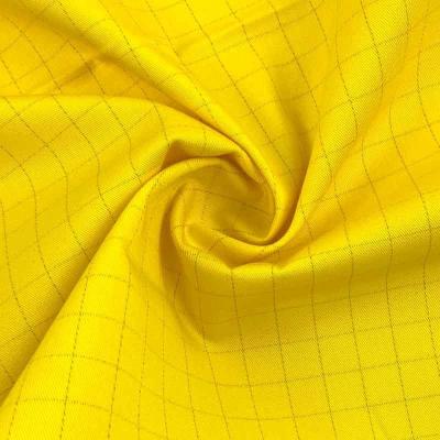China High Density TC Static Dissipative Fabric With ESD Carbon Stripe Te koop