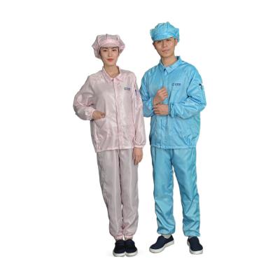 China esd Garment Wholesale Anti Static ESD Clothes Safety Clothing Cleanroom Jacket clean room coveralls for sale
