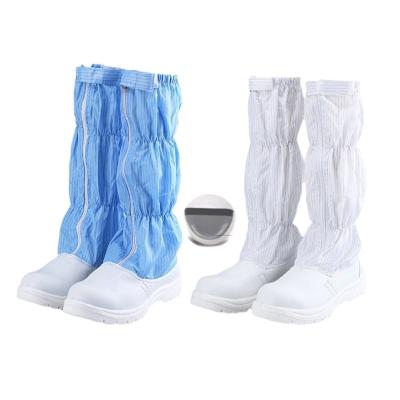 China esd safety footwear ESD Booties PU Outsole ESD Boots Safety Shoes For Clean room Cleanroom esd safety boots for sale