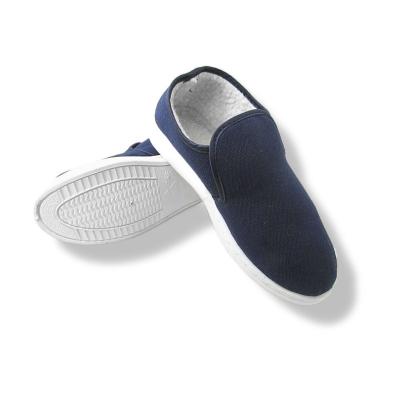 China los zapatos de trabajo para hombre venden al por mayor calzado caliente del esd de los zapatos de seguridad de la lona del Esd del algodón de Clodproof en venta