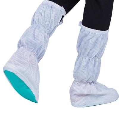 China Reusable Washable Cleanroom ESD Anti Skid Disposable Waterproof Dustproof Shoe Boot Cover for sale