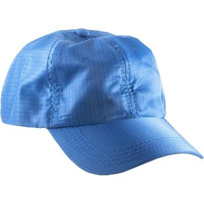 中国 クリーンルームの帽子Workwearのためのリント・フリー ポリエステル クリーン ルーム反静的なESDの帽子 販売のため