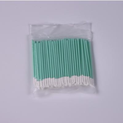 China Foam Head Detailing Swabs Absorb Liquid And Remove Liquid Cleaning Swab Black PP Stick PU Cleaning Swab Foam Solvent for sale