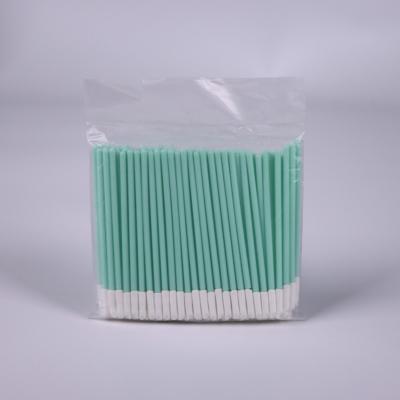 China Foam Cleaning Swabs PU Head Disposable Oblique Incision Industrial High Density Room Clean PU Foam Cleanroom Swab for sale