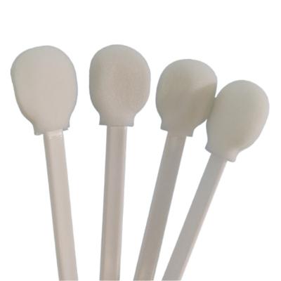 China Round Sponge Head Sterile Esd Cleanroom Cleaning Swabs Solvent Foam Tipped Swab for sale