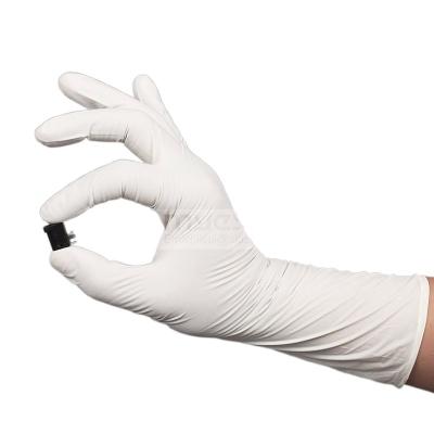 China 300mm / 12 Inch Cleanroom Nitrile Gloves For Class 100  ISO en venta