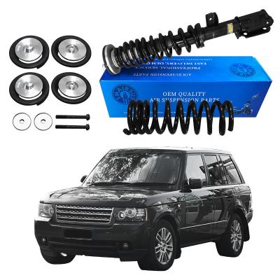 China Range Rover L322 Vogue Air Shock Front Left And Right Air Spring To Coil Spring Shock Converstion Kit 2002-2012 for sale