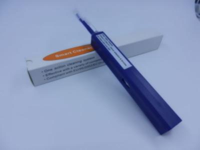 China 2.5mm 1.25mm Fiber Optic Ferrule Cleaner Pen , One Click Fiber Optic Connector Cleaner for sale