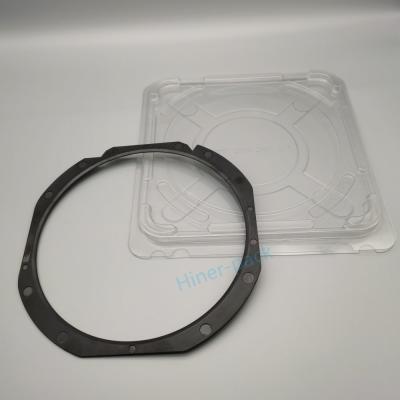 China Caixa de transporte de wafer de silício compacto, material PS quadrado à venda