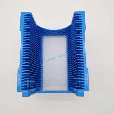 China Embalaje de caja de cargador de wafer de teflón de silicio de alta limpieza en venta
