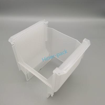 China Caja de embalaje de semiconductores de caja portadora de wafer de cuarzo de cuarto limpio en venta