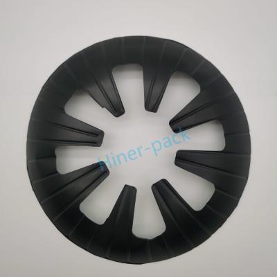 China 8 Inch Black ESD Wafer Cap Buffer Round Recyclable for sale