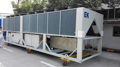 China 400 Tons Dual - Screw Air Cool Chiller Semi Hermelic Chiller Air Cooled for sale