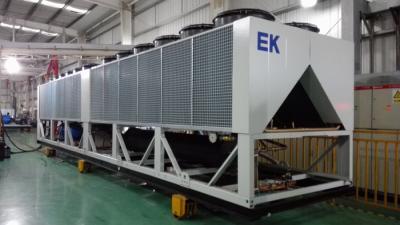China Durable 380 Tons High Cop Air Cooled Screw Chiller Touch Screen for sale