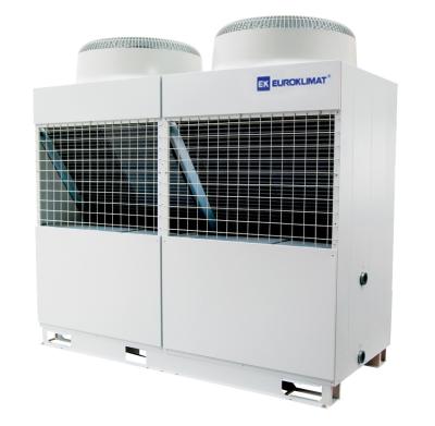 China Heating / Cooling 66kW Air Cooled Modular Chiller Electric Air Source Heat Pump for sale