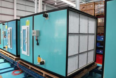 China Double Skin 1/2 Rows Heating Coil 7-1300kw Custom Air Handling Units Ith 30/50 Mm Insulation for sale