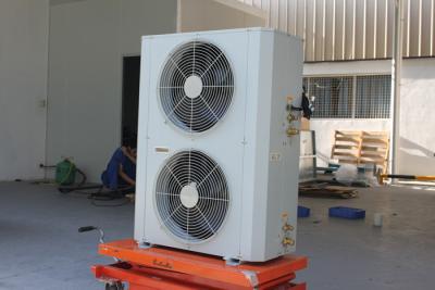 Chine Unité refroidie par air de pompe à chaleur de récupération de chaleur de total du ménage R410A avec de l'eau chaude de 65 C à vendre